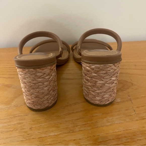 {DV Dolce Vita} Merrick Brown Strappy Slip-On Heels - Picture 5 of 8